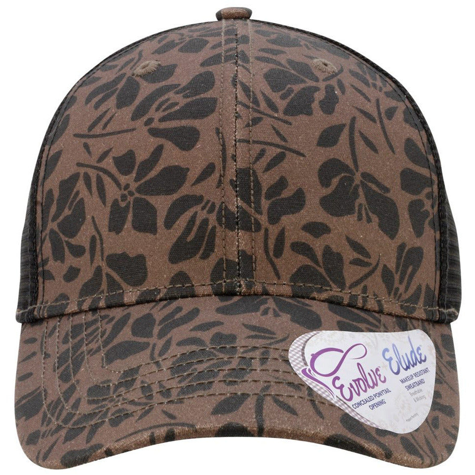 Chocolate Floral/ Black